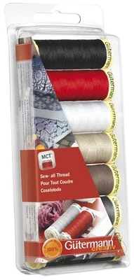 Gutermann Sew-All Polyester Thread Set - 7 Spools-Basic - 742716 - Image 1 of 3