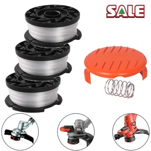 1/3pcs spools for grass trimmer Black & Decker A6481/A6485 trimmer line spool - Picture 1 of 11