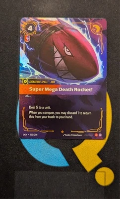 Super Mega Death Rocket! OGN 252/298 Epic Riftbound League of Legends - Image 1 of 3