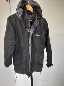 Womens Berghaus Hooded Waterproof Jacket UK Size 8 Black Chore Muck Etc - Worn - Picture 1 of 6
