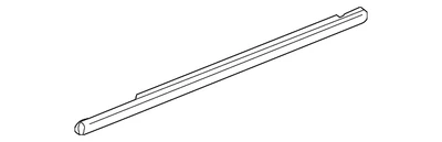 Original Honda Accord 2003-2007 - Conjunto de molduras L puerta delantera 72450-SDA-A02 Foto 1 de 3