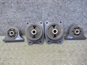 00-09 HONDA S2000 SET OF 4 REAR DIFFERENTIAL RUBBER MOUNT BRACKET BUSHING OEM - Picture 1 of 17