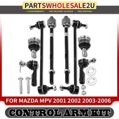 8x Barra estabilizadora delantera eslabón y extremo de varilla de amarre y rótula para Mazda MPV 2001-2006 Foto 1 de 4