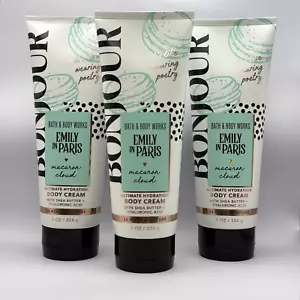 Bath & Body Works Body Cream EMILY IN PARIS MACARON CLOUD Set of 3 - Picture 1 of 1