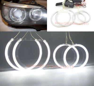 Anillo halo CCFL para BMW E60 E61 M5 03-07 proyector faro ojo de ángel lámpara DRL Foto 1 de 4