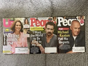 3 People Magazines Celebrity US Weekly News August 12 19 September 16 2024 - Picture 1 of 1
