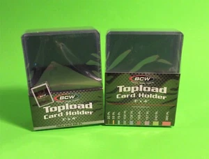 20 DICKE 108 PT. SPORT/HANDEL TOPLOAD KARTENHALTER, 3 X 4 X 2,75 MM STARRKUNSTSTOFF - Bild 1 von 3