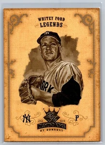 2004 DONRUSS DIAMOND KINGS BASEBALL 168 WHITEY FORD LEGENDS YANKEES - Foto 1 di 2