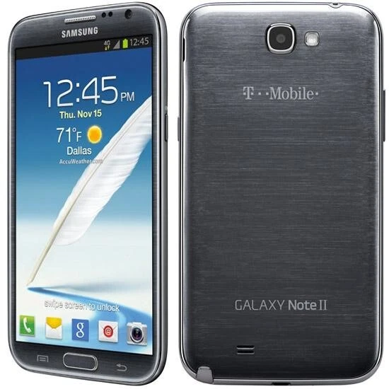 Open Box Samsung Galaxy Note II - SGH-T889 - T-Mobile Gray Android Smartphone - Image 1 of 1