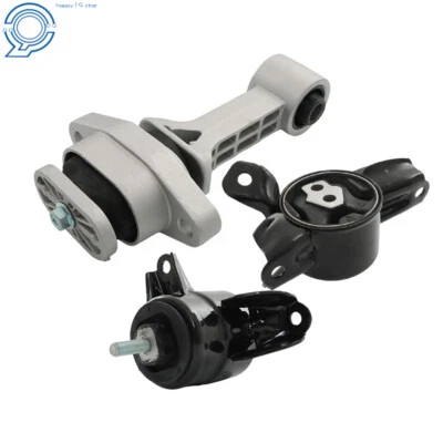 Set of 3Pcs Engine Trans & Torque Strut Mount For Hyundai Elantra Veloster 1.6L Foto 1 de 4
