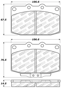 StopTech 309.03310 StopTech Sport Brake Pads Fits 86-95 RX-7 - Picture 1 of 4