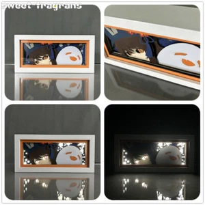 Anime Genshin Impact Night Light Hu Tao Manga Shadow Box Carving Table Lamp Gift - Picture 1 of 10