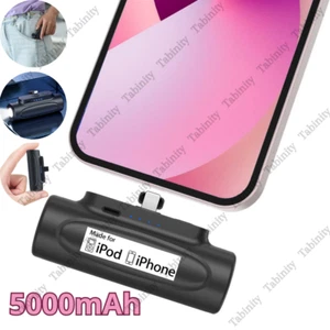 Portable Charger External Power Bank Battery Pack For iPhone 14 13 12 11 X 8 7 6 - Picture 1 of 11