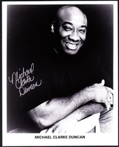Michael Clarke Duncan - Signed 8x10 B&W Photo Autograph Reprint - Picture 1 of 1