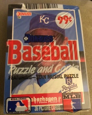 Paquete de violonchelo de béisbol Donruss 1988 Bret Saberhagen Royals Cecil Fielder Blue Jays Foto 1 de 2