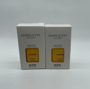 PURA Smart Diffuser Refills by Simplicity – Lemon Scent, 2 Pack x 10mL - Picture 1 of 3