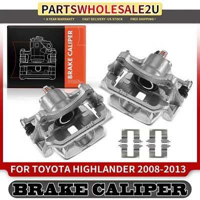 2x Pinza de freno con soporte trasero para Toyota Highlander 2008 2009 2010 2011-2013 Foto 1 de 4