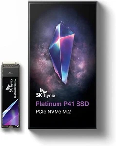 SK Hynix Platinum P41 2TB PCIe NVMe Gen4 M.2 2280 Gaming SSD SHPP41-2000GM-2 - Picture 1 of 6