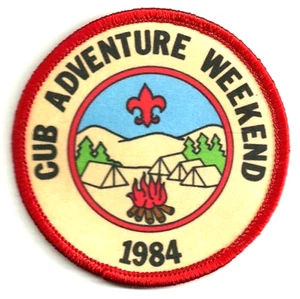 04 BSA 1984 Cub Adventure Weekend Patch - Picture 1 of 1