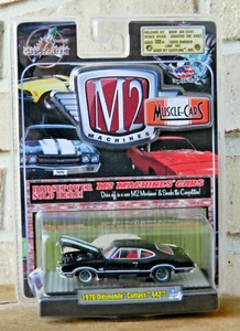 M2 Machines 1:64 Muscle-Cars 1970 Oldsmobile Cutlass 442 (Black), Release 02 - Picture 1 of 5