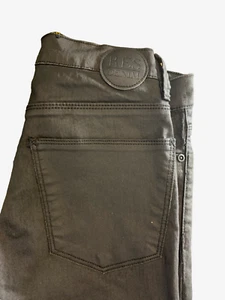 RES Junior Girl's Jeans Black Skinny Size 24 (XS) Leather Look (11-12 years old) - Picture 1 of 17