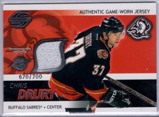 2003-04 Pacific Supreme Jerseys #4 Chris Drury 670/700 *S2169