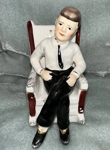 Vintage JFK President John Kennedy Salt & Pepper Shaker With Rocking Chair,1962 - Picture 1 of 18