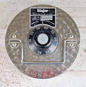 Vintage Major Safe Co Boden Kombination Tür Mitte Rohrdeckel Schloss Pat 4233913 - Bild 1 von 8