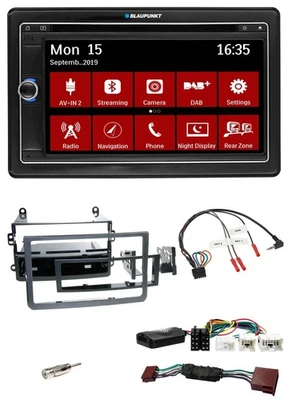 Blaupunkt Lenkrad DAB TMC 2DIN USB Bluetooth Navigation für Nissan 350Z 05-08 Ro - Bild 1 von 4
