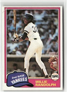 1981 TOPPS #60 WILLIE RANDOLPH NEW YORK YANKEES - Picture 1 of 2