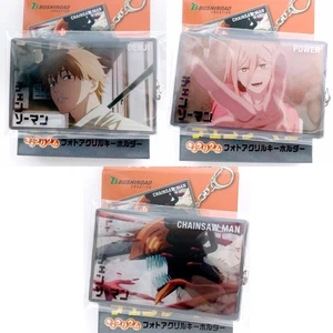 Chainsaw Man Big Photo Acrylic Keyring DENJI POWER - Picture 1 of 6