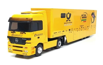 Eligor 1/43 Scale 112083 - Mercedes Benz Actros F1 Transporter Truck Jordan 2001 - Image 1 of 4