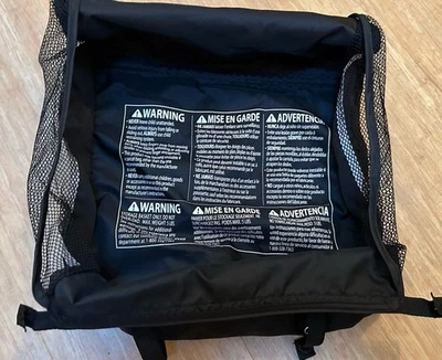 Cochecito para correr Baby Trend debajo del asiento cesta expedición raya plateada Foto 1 de 4