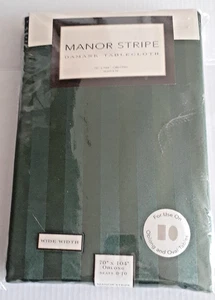 Mantel Damasco Vintage Manor Stripe 70X104 pulgadas Oblongo y ovalado. Asientos 8-10 - Imagen 1 de 11