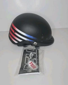 BELL Pit Boss Motorcycle Half Helmet Banner Matte Black/Red XLarge/XXLarge READ - Bild 1 von 8