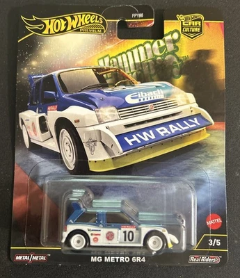 Hot Wheels MG Metro Car Culture Hammer Drops 2025 6R4 Premium Real Riders, New - image 1 of 4