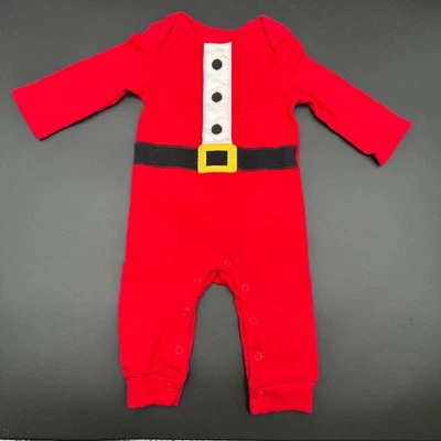Just One You Carters 6M Papá Noel Navidad Vacaciones Traje Mameluco Foto 1 de 4