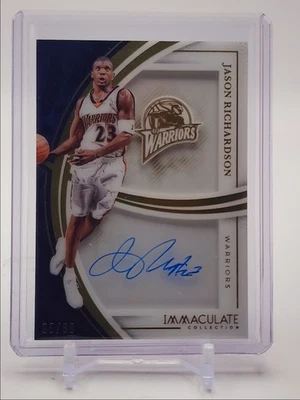 JASON RICHARDSON 2024-25 IMMACULATE SHADOWBOX SIGNATURES AUTO /99 Q2754 - Image 1 of 2