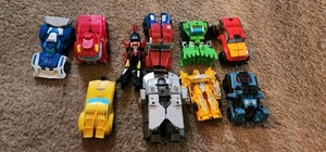Gemischtes Transformer Spielzeug Konvolut, Optimus, Megatron 9 Figuren Lot, siehe Fotos - Bild 1 von 2