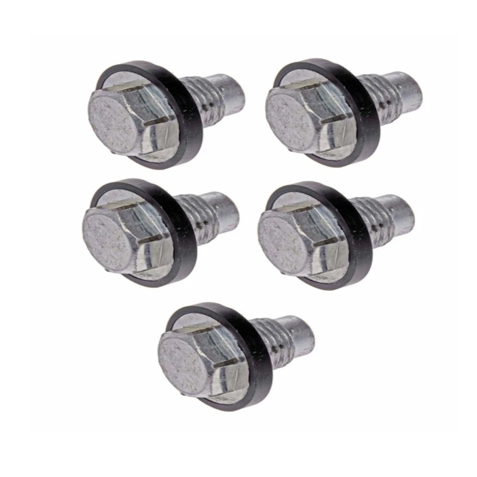 For Dodge Stratus 1996-2000 Engine Oil Drain Plugs | 5 Pieces | 5.8 Bolt Grade Foto 1 de 4