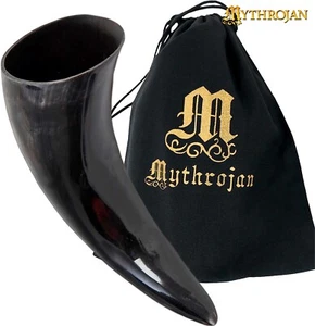 Wikinger Horn Becher Trink Bier Ale Becher Game of Thrones Krug Wein Rind 500 ml - Bild 1 von 13