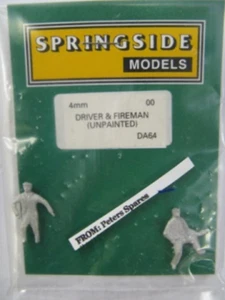 Juego de tripulación Springside SPDA64 Loco (sin pintar) (Pk2) calibre OO - Imagen 1 de 1