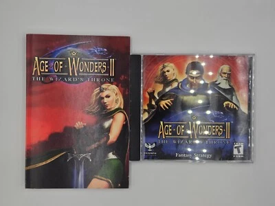 Age of Wonders II 2 The Wizard's Throne - PC 2002 w/ Manual--VERY GOOD - Image 1 of 3