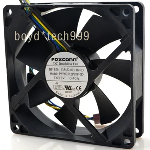 Ventilateur de refroidissement de processeur PV902512PSPF Foxconn 90 x 90 x25 mm DC 12V 4 broches 435452-001 PWM - Photo 1/5