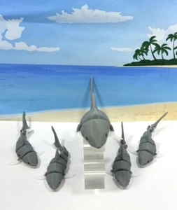 5pcs 3D Printed Sharks, Articulated Shark Toy, Sea Animal Fidget ADHD Autism Toy - Picture 1 of 5