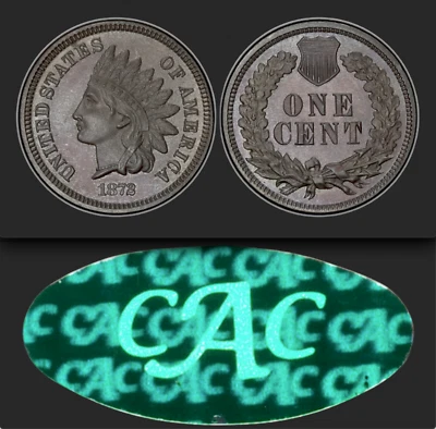 1872 NGC PR65BN 🔴 $3,977 APR ✅  Key Date ✅ Indian Cent 🔴 Rare Sleeper PROOF 1C - Image 1 of 3