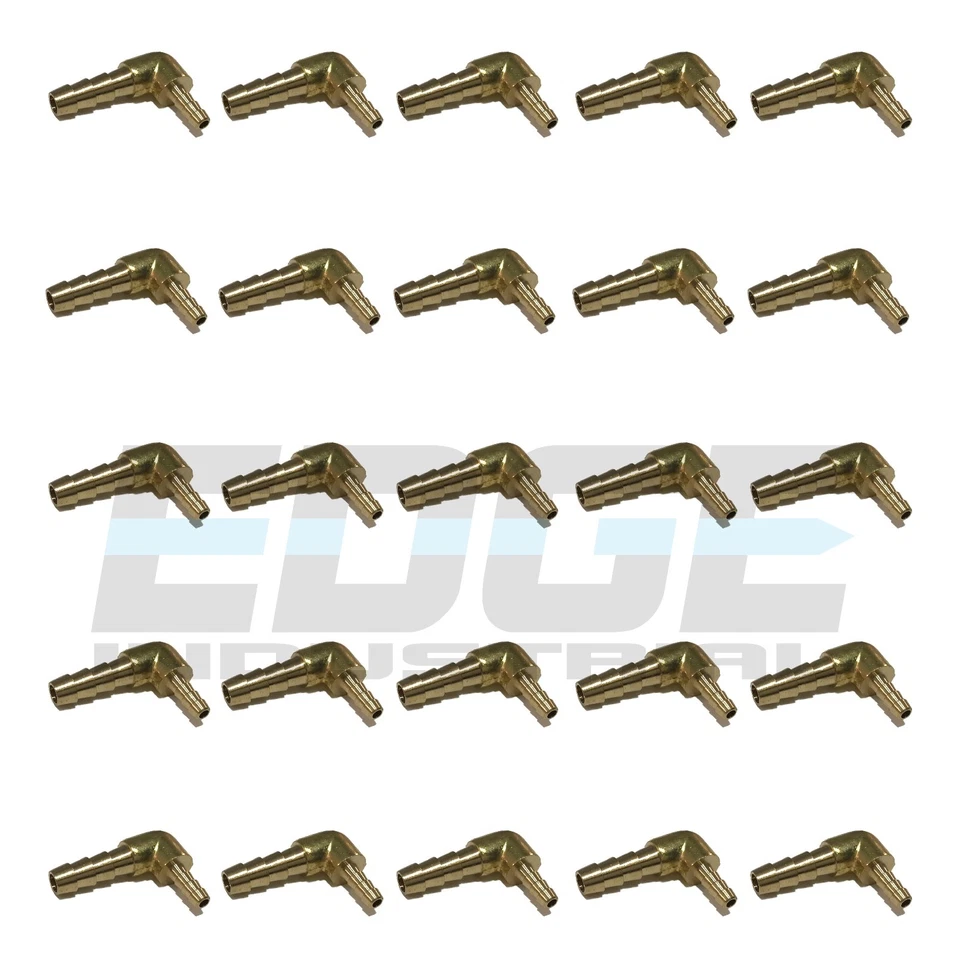 1/4 X 1/8 Hose Barb Elbow 90 Degree Brass Pipe Fitting Union Gas Fuel Water Air