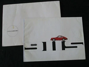 Porsche 911S 1967 enorme folleto de lujo primer año catálogo 911 S con sobre - Imagen 1 de 12