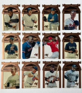 Lot (12) 1997 Skybox E-X2000 Hall Or Nothing Die-Cut w/ Boggs Gwynn Sandberg HOF - Picture 1 of 6