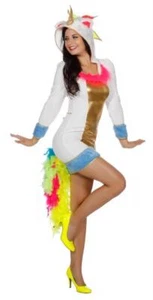 Einhorn Unicorn Märchen Pony Pferd Weste Kostüm Kleid Overall Jampsuid Mütze - Bild 1 von 4